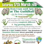 New Date for the 2018 Seed Swap 2018: 17th March Seed Swap 2018 New Date